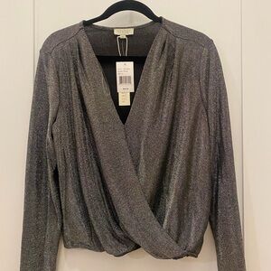 NWT (never worn) faux wrap top